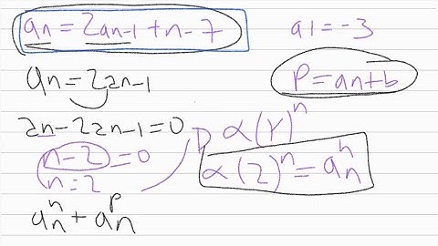 Non homogeneous recurrence relation in Amharic discrete math በ አማርኛ