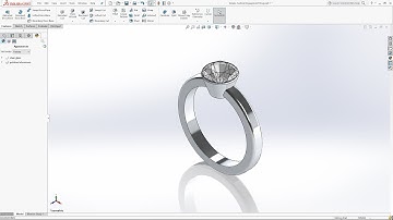 SOLIDWORKS Tutorial: Custom Engagement Ring - Part 1