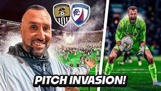PITCH INVASION AS NOTTS COUNTY REACH PLAYOFF FINAL!