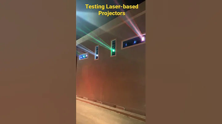 Testing 4K, 40000 lumens laser-based projectors for large venues and applications