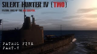 Let's play Silent Hunter 4 (TMO) Patrol 5 Pt.8- Two in Two screenshot 2