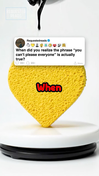 When did you realize the phrase “you can’t please everyone” is actually true?