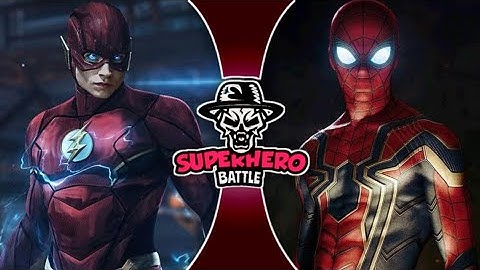 The Flash vs Spiderman... who will win?? #marvel #dc #superherobattle #shorts