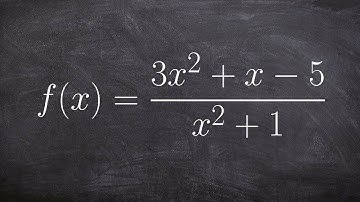 Identify any horizontal or vertical asymptotes of a rational function