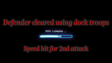 DomiNations - Messing around with dock troops and trying for that 1min speed clear