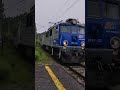 Przelot Halnego z EP07-312 na czole w deszczową pogodę🌧️ przez Kęty Podlesie,pozdrawiam mecha #mikol