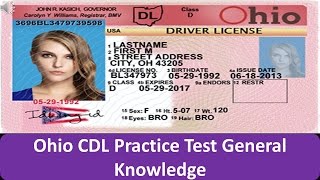 Ohio CDL Practice Test General Knowledge
