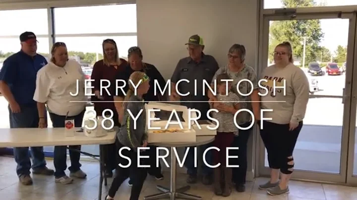 Jerry McIntosh Retirement after 38 years of servic...