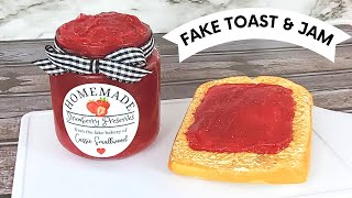 FAKE BREAD AND FAUX JAM Fake Food Tutorial