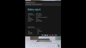🔋How to Get Your Laptop Battery Report! #batteryhealth