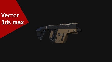 Modeling Vector Gun - 3ds max tutorial final part