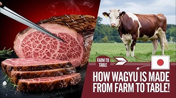 How Wagyu Is Made: The Secret Journey from Farm to Table#WagyuBeef#LuxuryFood #JapaneseBeef