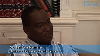 Dr. Samura Kamara, Minister of Finance | Sierra Leone