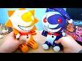 ФНАФ Сандроп и Мундроп внутри Коробки сюрприз с аниматрониками FNAF