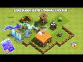 Azure Dragon Vs Every Townhall Level Base -  New Troop in Clash of clans Update