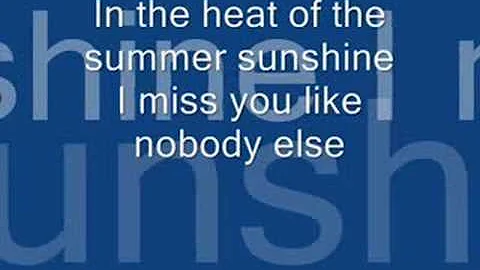 Summer Sunshine by The Corrs with lyrics