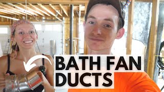 Ducting Bath &amp; Garage Vent Fans