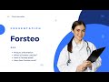 Forsteo  product information uses dosage mechanism  teriparatide