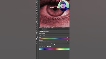 How to Create Multi-Color Eyes! in Adobe Photoshop | #shorts #designearth #photoshop