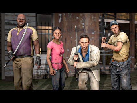 Left 4 Dead 2 Expert Four Swordsmen Mutation No Restarts Hard Rain
