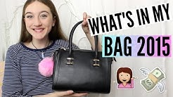 What's In My Bag ♡ 2015