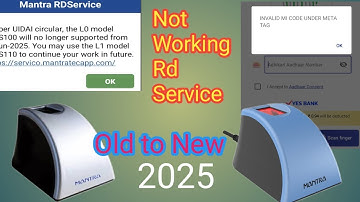 Invalid Mi code Under Meta Tag | Mantra not Working  | Rd Service not Work | Bindass sapikul