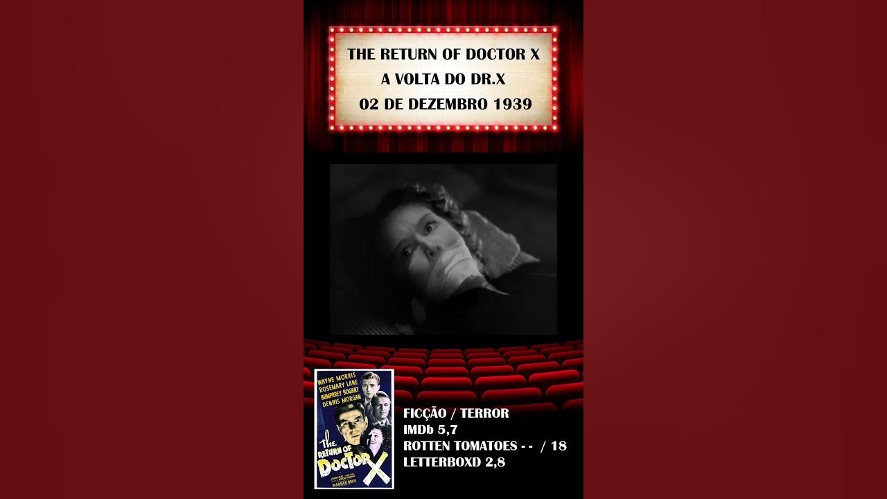 The Return of Doctor X 1939 YouTube