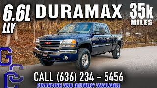 6.6 Duramax For Sale: 2005 GMC Sierra 2500 SLT 4x4 LLY Diesel With Only 35k Miles