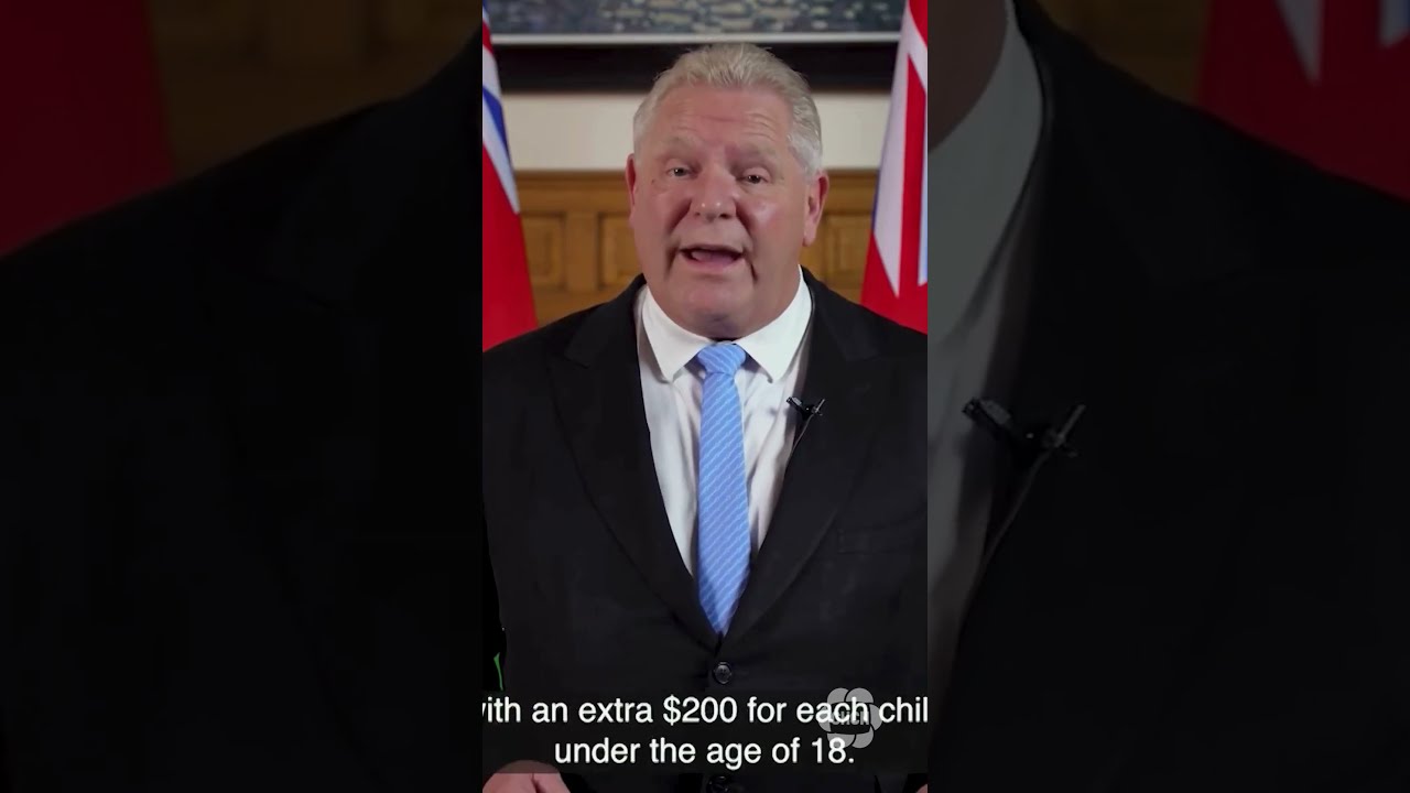 Doug Ford Says 200 Rebate Cheques Are Set To Roll Out