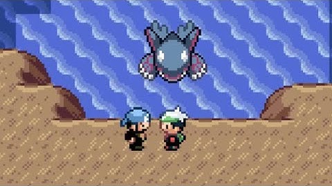 Pokemon Emerald Horizons v1.16 - vs Team Aqua Leader Archie (Seafloor Cavern, Kyogre Battle)