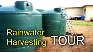 Rainwater Harvesting  Home System Tour