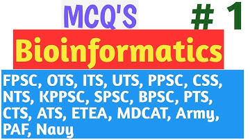 Bioinformatics MCQS || Part-1