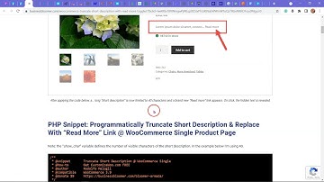 Change length of Short Description Read More in WooCommerce