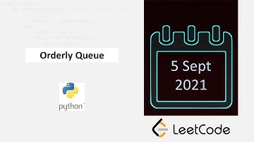 September 5/2021 LeetCode Challenge: Orderly Queue