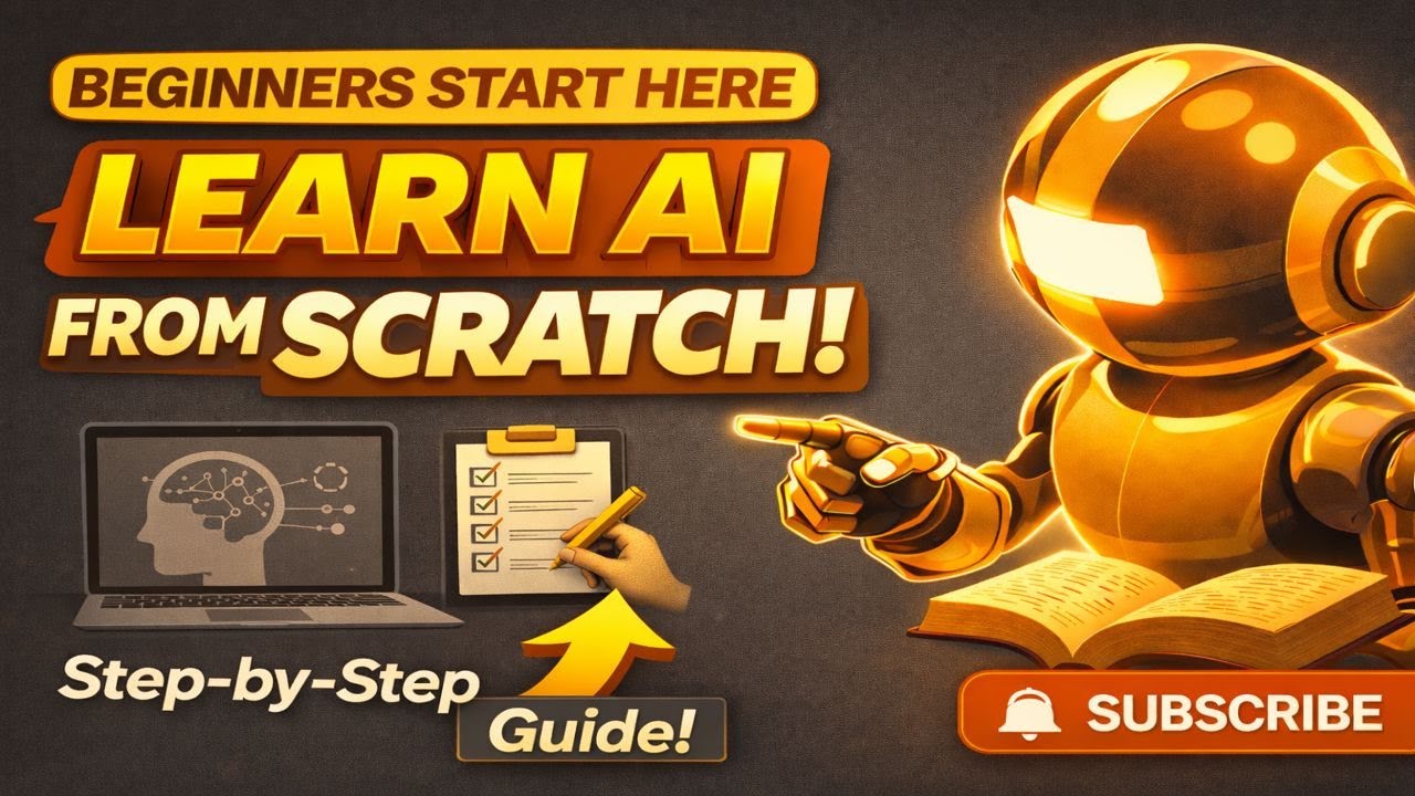 Only Video you need to start with learning AI - YouTube