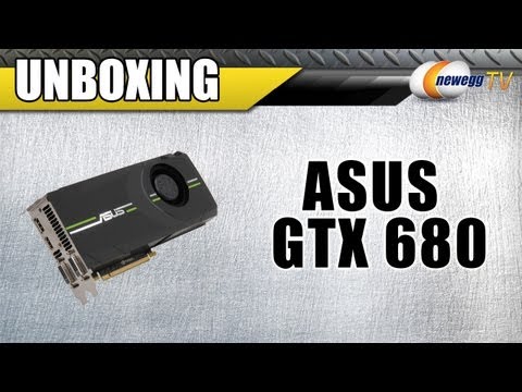 NVIDIA ASUS Geforce GTX 680 2 GB D5 DCUII GPU 2GD5 4K 256Bit Video Card