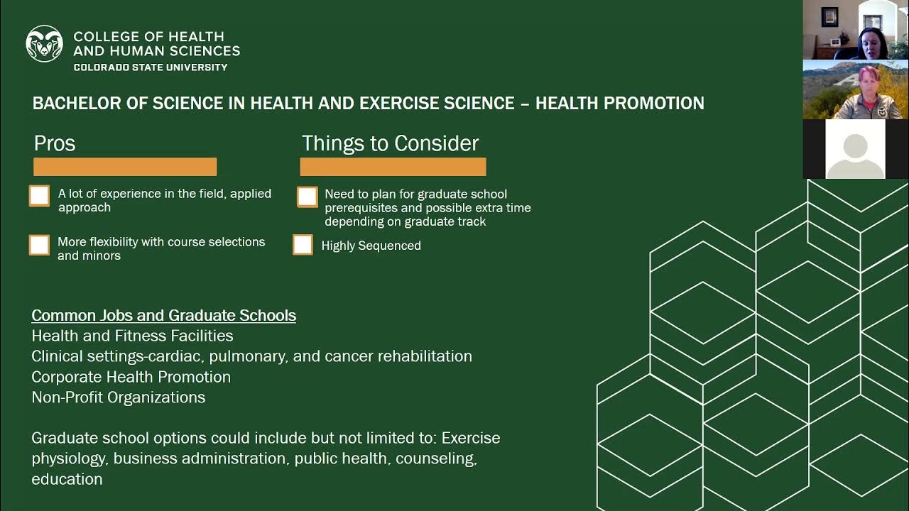 Choose CSU Health and Exercise Science Presentation YouTube