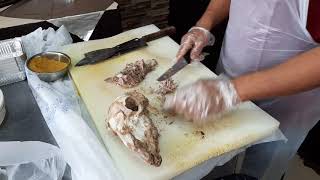 رأس خروف مندي  .. الرياض Lamb head meal  mandi.. Riyadh