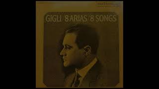 Beniamino Gigli: 8 Arias - 8 Songs with orchestra