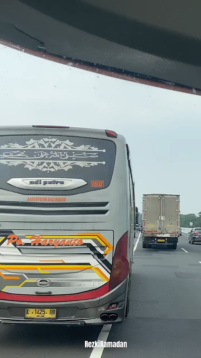 Kaget Kena Seset Kiri PO Haryanto‼️Sulit di kejar ‼️ #pecintabis #huntingbus #busmania