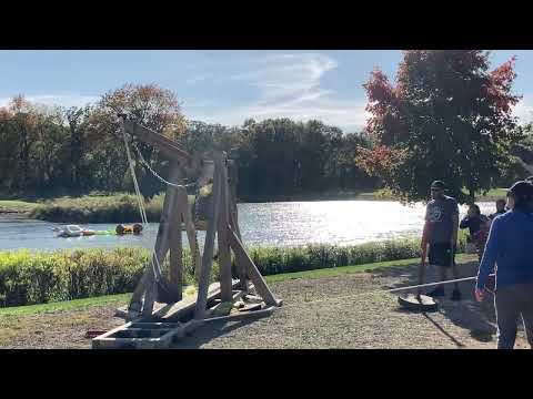 Pumpkin Chuck Trebuchet 2022 @ Wisconsin Brewing!