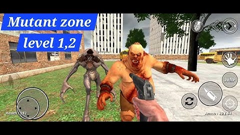Mutant Zone 1 level 1,2 | #enaxgames | UNI Gamerz