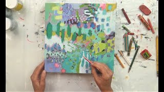 How to Create an Abstract Field of Flowers | Betty Franks