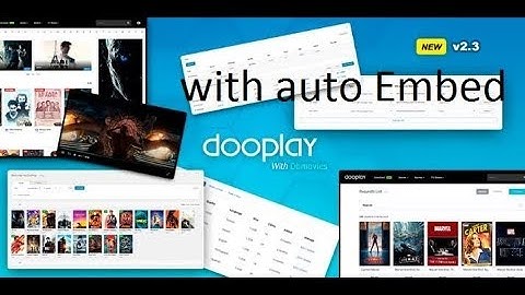 DooPlay theme WordPress with DBMovies Importer and Auto Embed | Dooplay with Auto Embed Google Drive