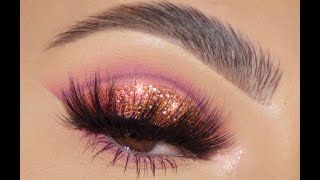 SUNSET GLAM MAKEUP LOOK🔥