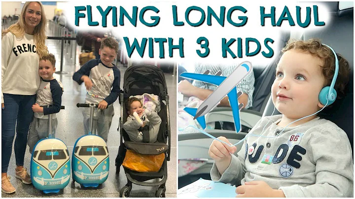 9 HOURS ON A PLANE WITH 3 KIDS!  FLYING LONG HAUL ...