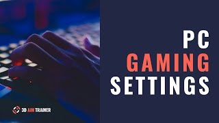 PC Gaming Settings, Synchronizing Desktop Pointer Movement with 3D Crosshair Movement.