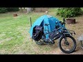 Electric Cargo Bike camping- Pushing the range of an ebike 285 miles in 3 days