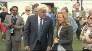 Sheryl Crow makes her first visit to Pebble Beach Concours d'Elegance with Jay Leno