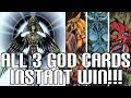 All 3 God Cards Summoned! Horahkty / Holactie Instant Win! - Duel Replay & Deck List